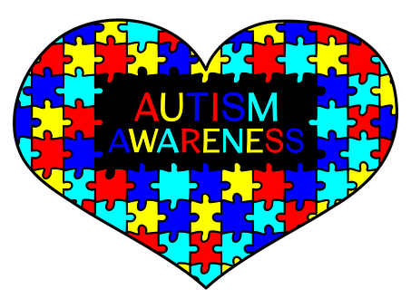 Image of Autism Awareness heart