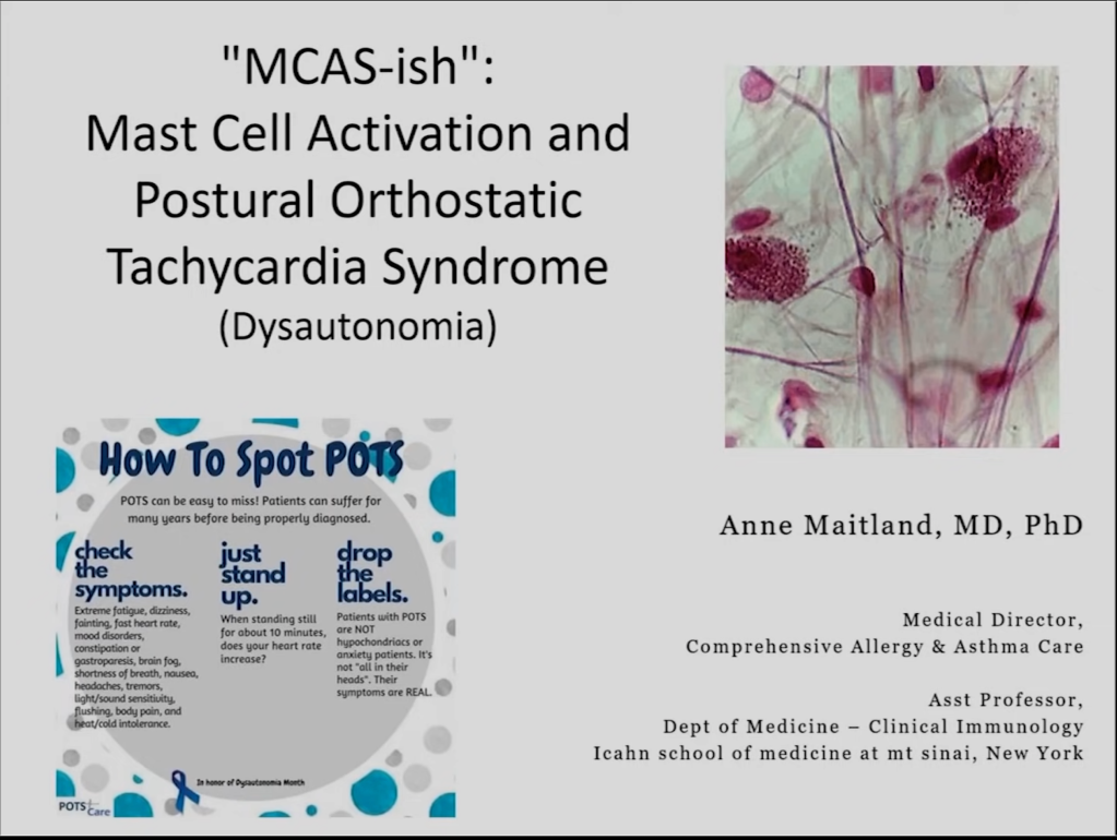 Ehlers Danlos Syndrome – Mast Cell Activation syndrome (MCAS)